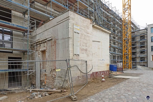 Der Eingang zur Bunkeranlage.