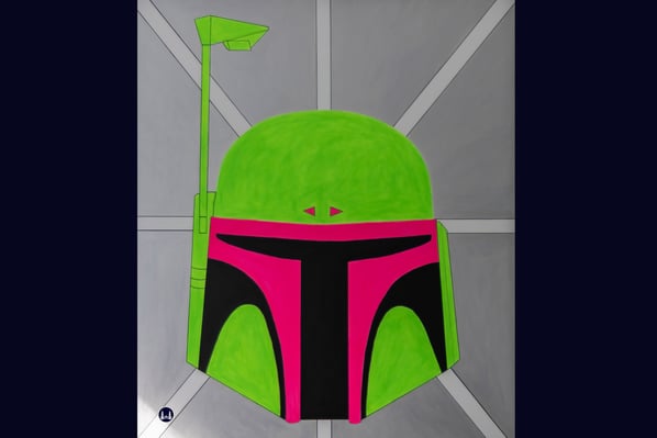  Ein Werk aus Anja Singhs Reihe "Science - Fiction Helme"...