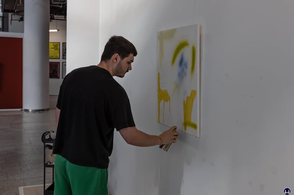 Luca Giuseppe Gennaro beim Livepainting