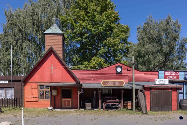 Die kleine Kapelle der Westernstadt. In Ihr finden auch Hochzeiten statt.