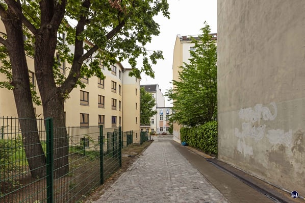 Zufahrt Fidicinstraße zum Brauereigelände 