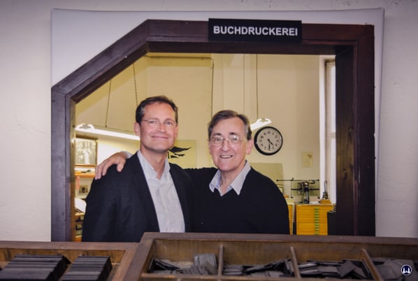 Michael Müller mit seinem verstorbenen Vater Jürgen Müller.