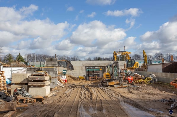Am 19. Februar 2023 ist das neue Brückenbauwerk der S-Bahn bereits im Rohbau fertiggestellt.