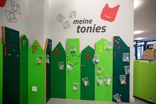 Tonies zum Ausleihen für die Kinder.