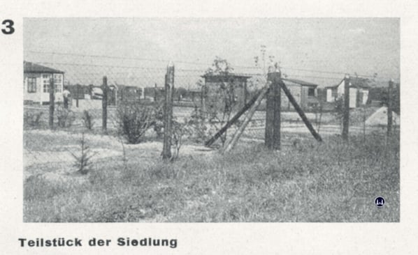 Die ersten Siedlungshäuser in Blankenfelde.