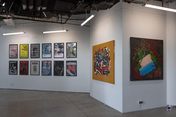 Rooms part of Art III. Ivan Gettes Werke.