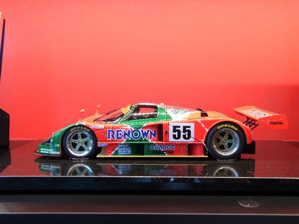 展示されているマツダのモデルカー