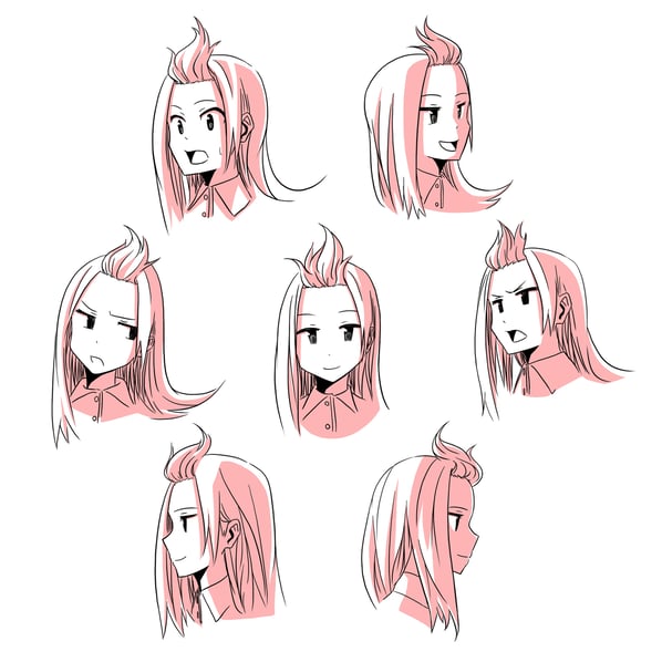 りゅうが表情集