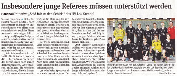 Stendaler Volksstimme vom 11.04.2013