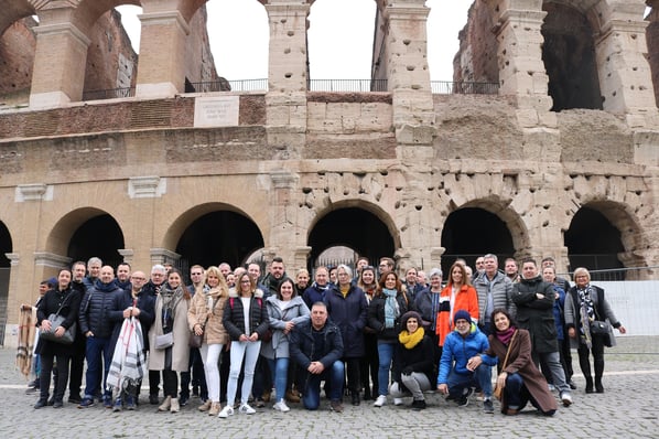 Philips Dictation partners in Rome, toen het nog kon!