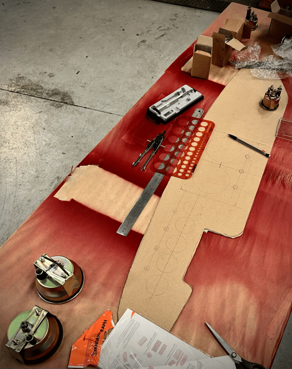 Conception du tableau de bord de la Spartan