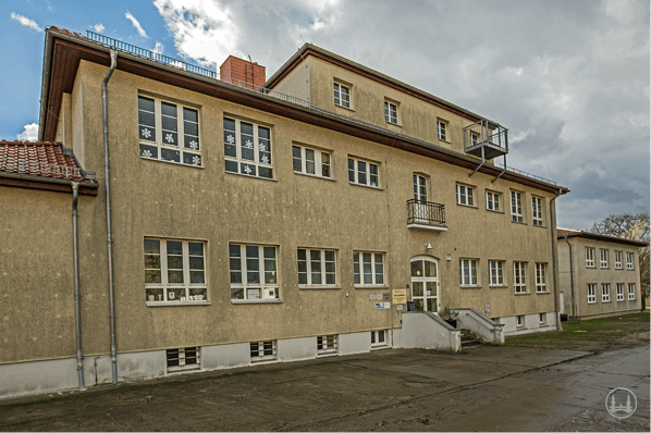Rückseite des ehem. Schloßgebäudes.