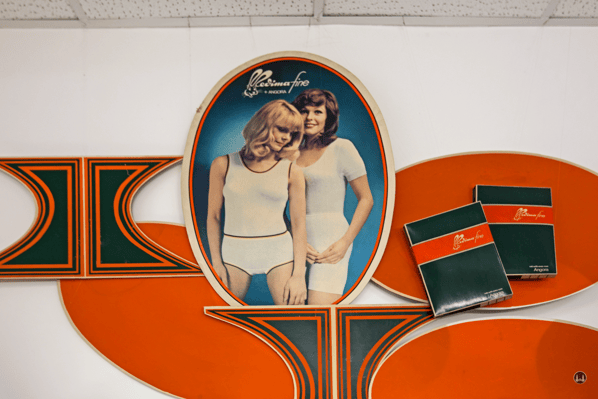 Berlin Kantstraße Korsett Engelke Werbung der 1970er Jahre