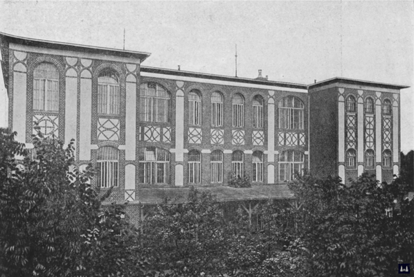 Die Kuranstalt Berolinum an der Lankwitzer Leonorenstraße. Das ehem. Kommunal - Krankenhaus nach der Eröffnung.