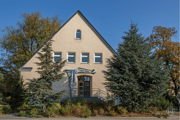 Alte Aula, Frontseite.