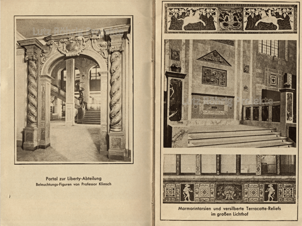 Wertheim Berlin Leipziger Platz. Die Liberty - Abteilung