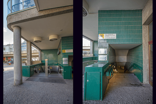 Zugänge neben dem ehemaligen Wertheim - Kaufhaus.