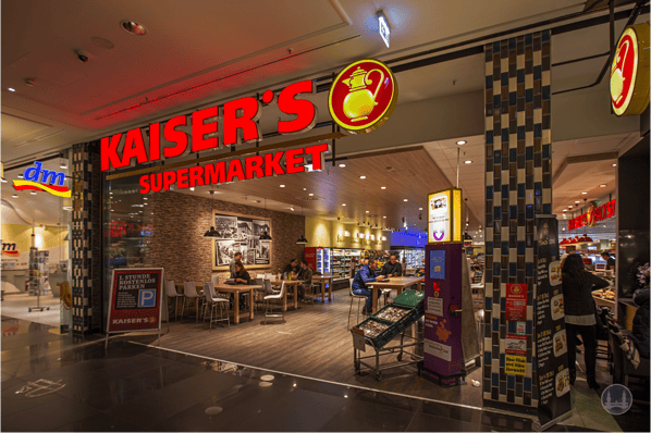 Kaiser's - Filiale in der Mall of Berlin.