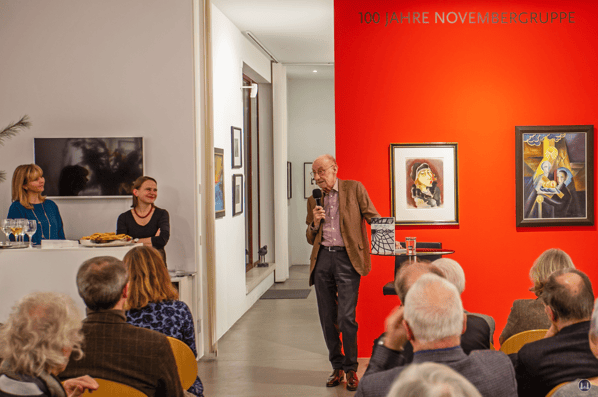 Bruno Taut. Präsentation in der Salongalerie Möwe. Edzard Reuter kannte Taut noch persönlich.