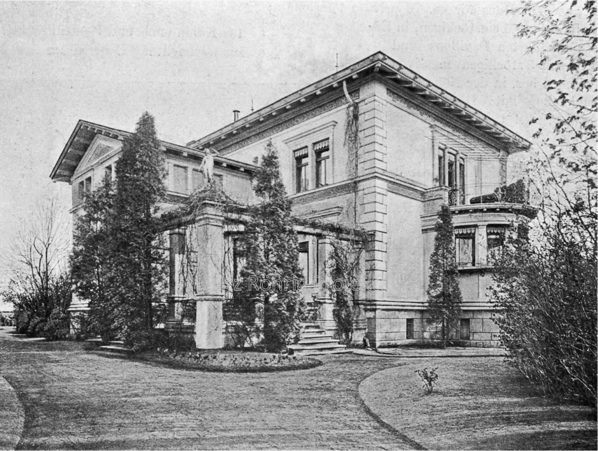 Die Kuranstalt Berolinum an der Lankwitzer Leonorenstraße. Histrische Aufnahme des Damenhauses I.