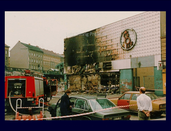 Der Bolle - Supermarkt liegt in Trümmern