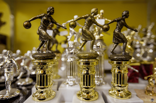 Bowling-Preis für Damen.