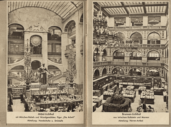 Wertheim Berlin Leipziger Platz. Die Figur der Arbeit.