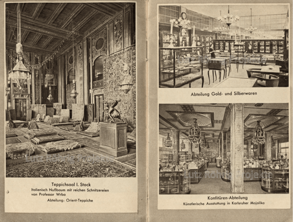 Wertheim Berlin Leipziger Platz. Der Teppichverkauf.