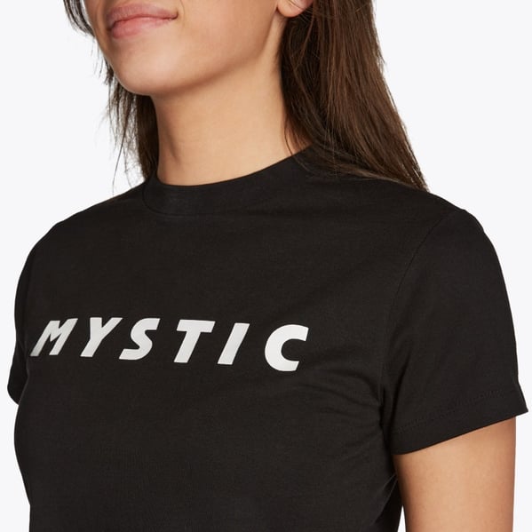 Mystic Brand Tee Women Big Logo Black bei WindSucht