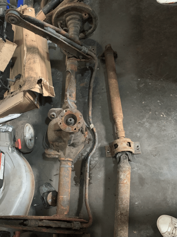 Transmission de la Spartan avant rénovation