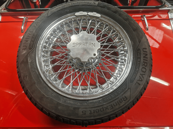 Roue de secours de la SPARTAN