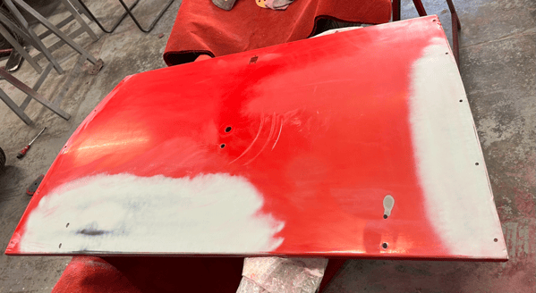 Nouvelle peinture de la Spartan