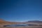 Atacama-Wüste. Weiter ging es westwärts. Nach dem wir die Grenze zu Chile überfahren hatten, fuhren wir bergwärts in die staubtrockene Andenlandschaft der Atacama-Wüste mit ihren Bergseen.