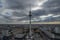 Berlin - ein Blick vom Alexanderplatz mit dem Fernsehturm über die weitgehend flache Stadt.