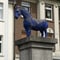 Johannes Brus *1942, Frohnhauser Platz, das blaue Pferd steht für die Kunst
