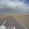 Vent de sable sur la route
