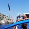 Captain Fabrizio sailing in Paxos Island 