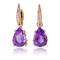 Amethyst Tropfen in Rotgold mit Brillanten aus der Gremlin Kollektion der Goldschmiede OBSESSION