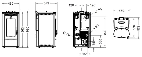 ペレットストーブ，テルモロッシ