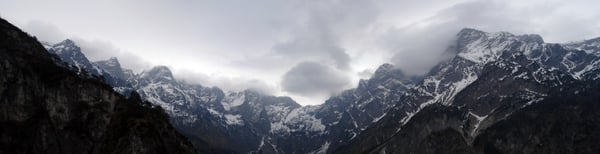 Aussicht am Weg zum Schneiderberg