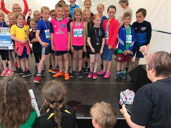 ... für die stolzen Gewinner.