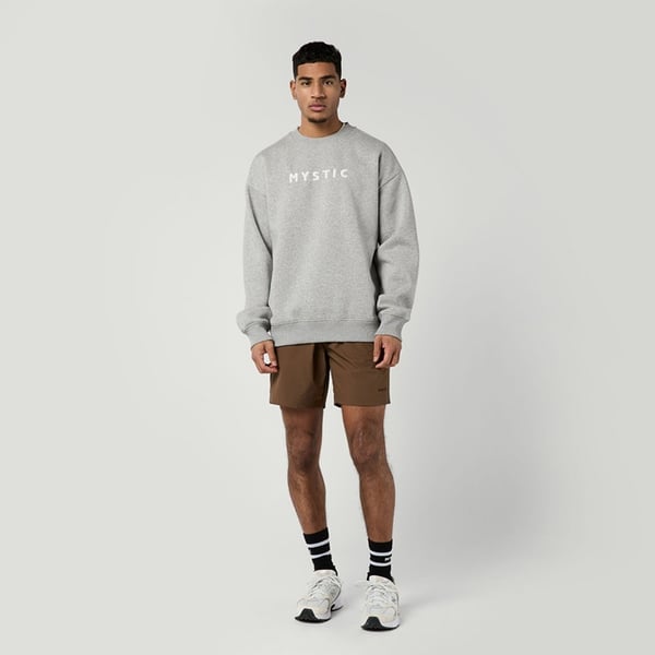 Mystic Brand Crew Sweater Light Grey bei WindSucht in Hamminkeln