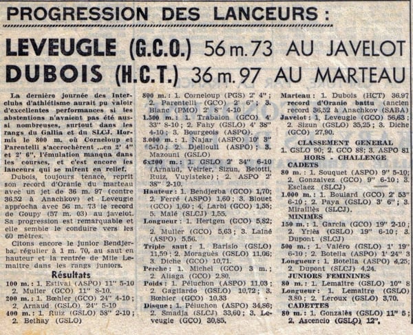 Doc. Gonzalvez Gabriel - Cliquer sur l'article pour l'agrandir