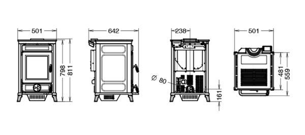 テルモロッシ,ペレットストーブ