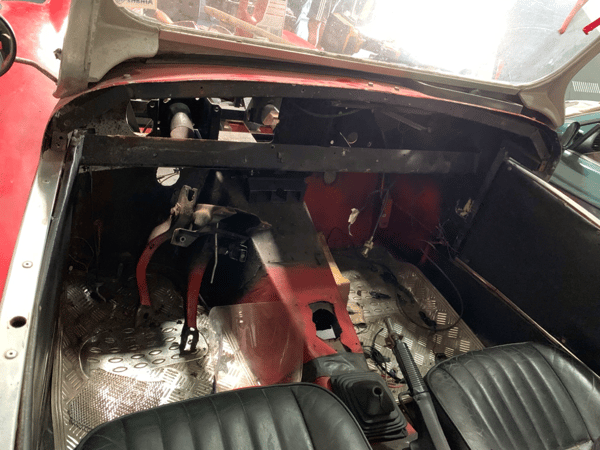 Roadster Spartan démonté