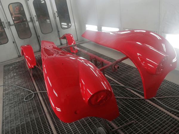  Red paint of The French Spartan - Red Spartan