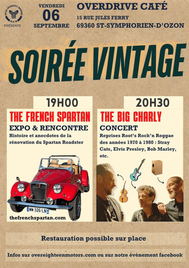 Soirée de présentation de la Spartan chez Over Eighteen Mortors à l'0VERDRIVE CAFE