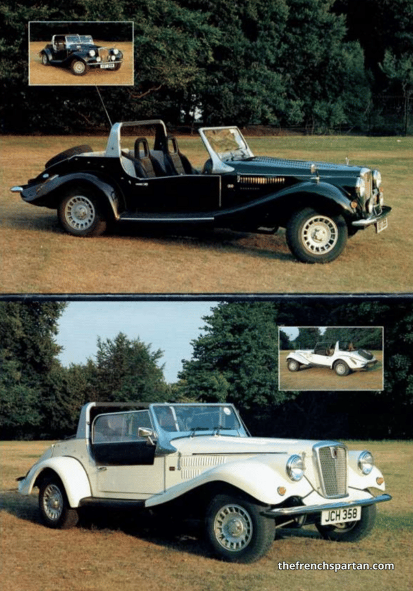 Spartan Cars calalog