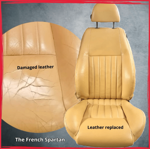 Sièges cuir pour la Spartan