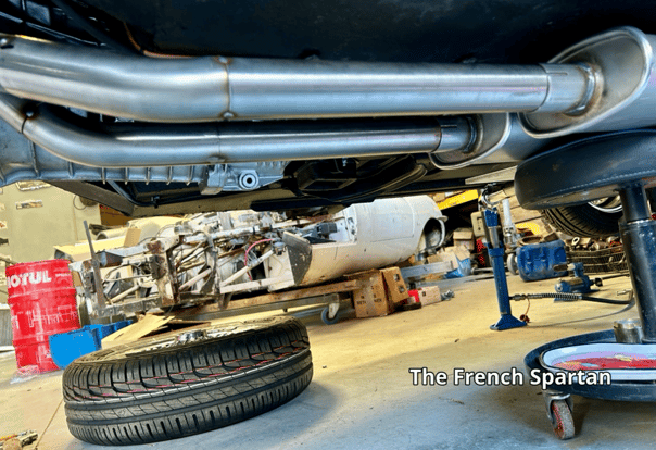  Spartan dual stainless steel exhaust